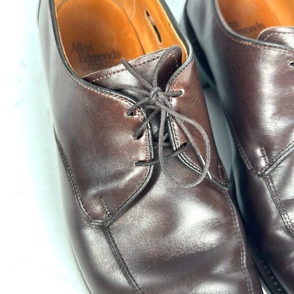 Allen Edmonds Buxton Brown Leather Dress Shoes Derby Style size 9 - Picture 9 of 13